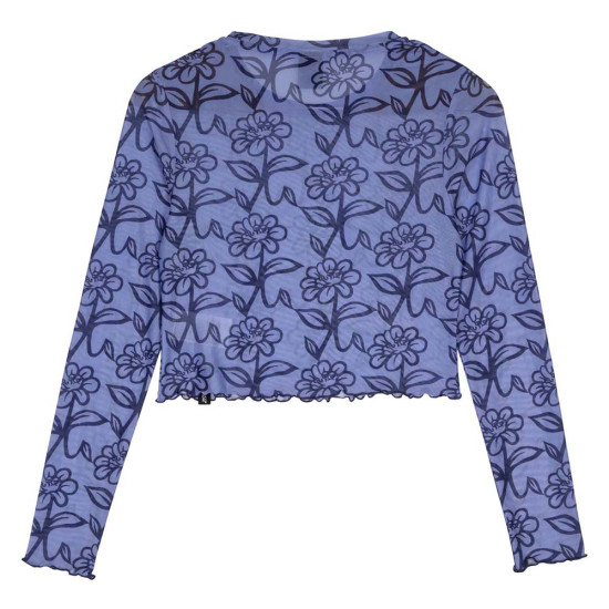 Santa Cruz Γυναικεία μακρυμάνικη μπλούζα Delfino Flower Mesh Crop LS Top